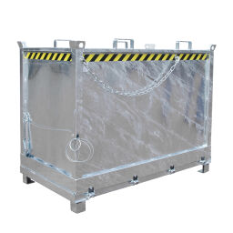 Hopper lifting for fork-lift truck and crane 