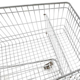 Roll cage used shopping trolley 4 castor wheels