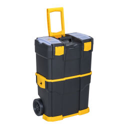Transport case Toolbox with integrated trolley