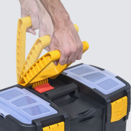 Transport case Toolbox with integrated trolley