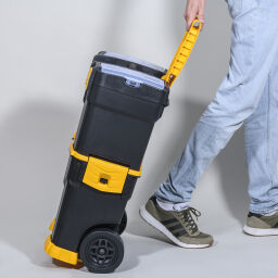 Transport case Toolbox with integrated trolley
