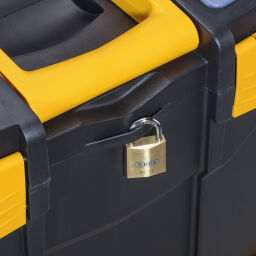 Transport case toolbox with integrated trolley