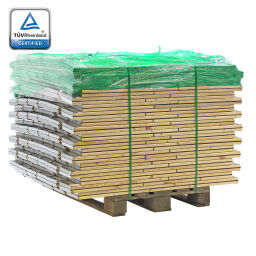 Palettenrahmen für Europaletten aus Holz | 800 mm x 600 mm | 4 Scharniere | TÜV-zertifiziert | Palettenangebot 108 Stück