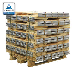 pallet stacking frames 1200x800 mm TÜV certified 55 pieces hinged pallet offer 