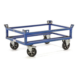 Carrier pallet carrier with placement frame