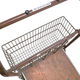 Used warehouse trolley cc cart 1 push bracket