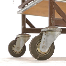 Used warehouse trolley cc cart 1 push bracket