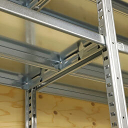 Shelving used static shelving rack complete with accessories