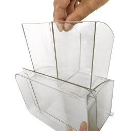 Storage bin plastic assortment cabinet accessories