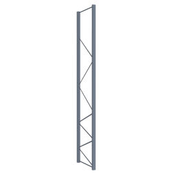 Pallet rack shelving stand (mounted)