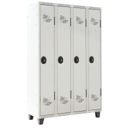 Cabinet wardrobe 4 doors (code lock) 