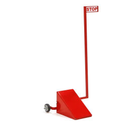 Other safe accessories wheel chock for truck with warning sign