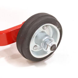 Other safe accessories wheel chock for truck with warning sign