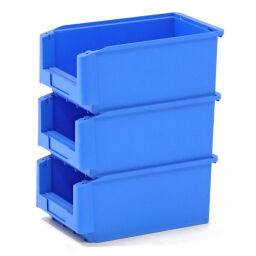 Storage bin plastic pallet tender stackable