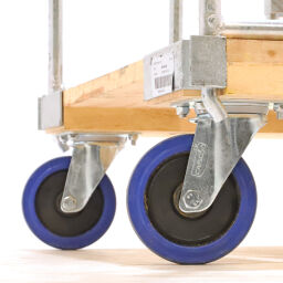 Rollwagen Gebraucht Rollbehälter 2-seitig mit Holzboden und Klemmgittern