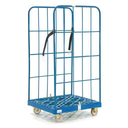 Roll cage used 2-sides input gates + 2 nylon tensioning belts
