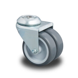 Castor wheels Ø 75x48 mm