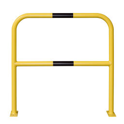 Protective guard rails mounting bracket