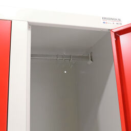 Gebruikte kast garderobekast 4 deuren (hangsluiting)