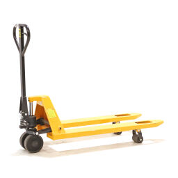 Pallet truck standard fork length 1150 mm, with rubber wheels  lifting height 85-200 mm