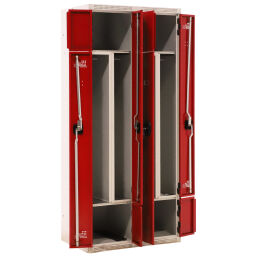 Casiers, vestiaire et armoires armoire vestiaire 4 portes (cylindre)