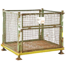 Mesh stillages collapsible 1 flap at 1 long side