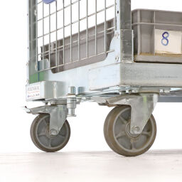 Magazinwagen gebraucht rollwagen etagenwagen inklusiv sichtlagerkästen
