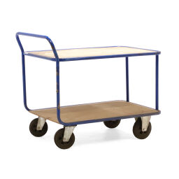 Used warehouse trolley table top cart push handle