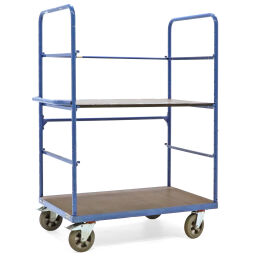 Used warehouse trolley shelved trolley push handle