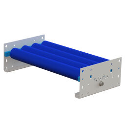 Roller conveyor with plastic rollers 250 mm with side guides 