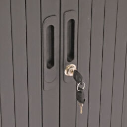 Cabinet tambour cabinet 2 doors (cylinder lock)