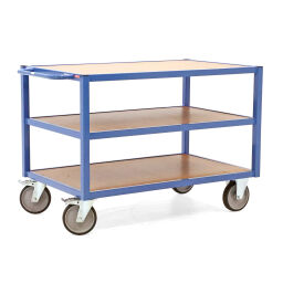 Used warehouse trolley table top cart 1 push bracket
