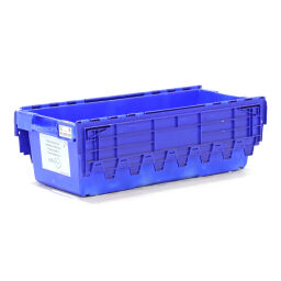 Stapelboxen kunststoff palettenangebot mit 2-teiligem deckel