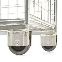 Rollwagen gebraucht rollbehälter 4-wand doppeltür a-gestell, nestbar