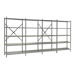 Fachbodenregal mit 4 Feldern