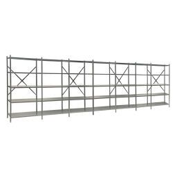 Fachbodenregal mit 7 Feldern