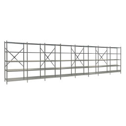 Composite racking shelving static shelving rack 55 1 start section and 7 extension sections 