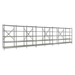 Fachbodenregal mit 8 Feldern