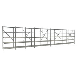 Composite racking shelving static shelving rack 55 1 start section and 8 extension sections 