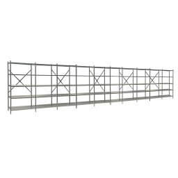 Composite racking shelving static shelving rack 55 1 start section and 9 extension sections