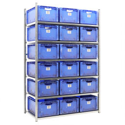 Combination set shelving combination kit shelving rack including 18 stacking boxes
