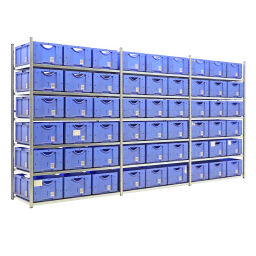 Combination set shelving combination kit shelving rack including 54 stacking boxes