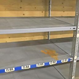 Static shelving rack start section