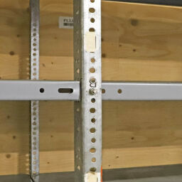 Static shelving rack start section