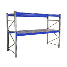 Shelving used longspan rack complete with accessories