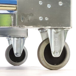 Rollwagen gebraucht rollbehälter 4-wand 1-tür b-qualität, mit schäden
