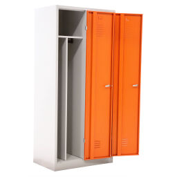 Cabinet locker cabinet 2 doors (cylinder lock)