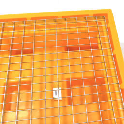 Plastic trays retention basin for 2x 220 l drums