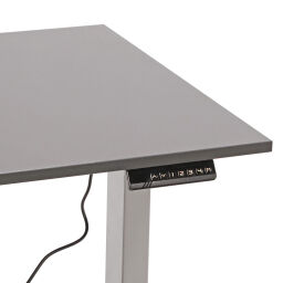 Workbench desk adjustable in height