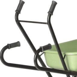 Universal wheelbarrow ergonomic wheelbarrow with puncture-proof PU tyres